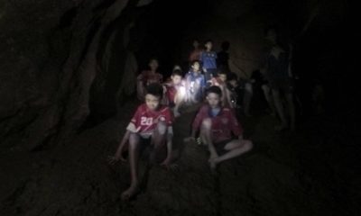 Thailandia Bambini Grotta