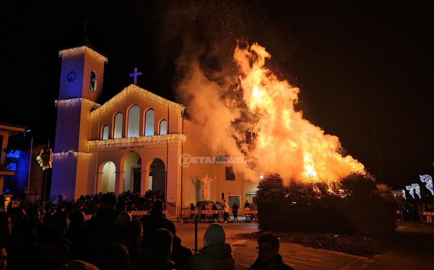 Falò Sant'Antonio Abate a Montoro